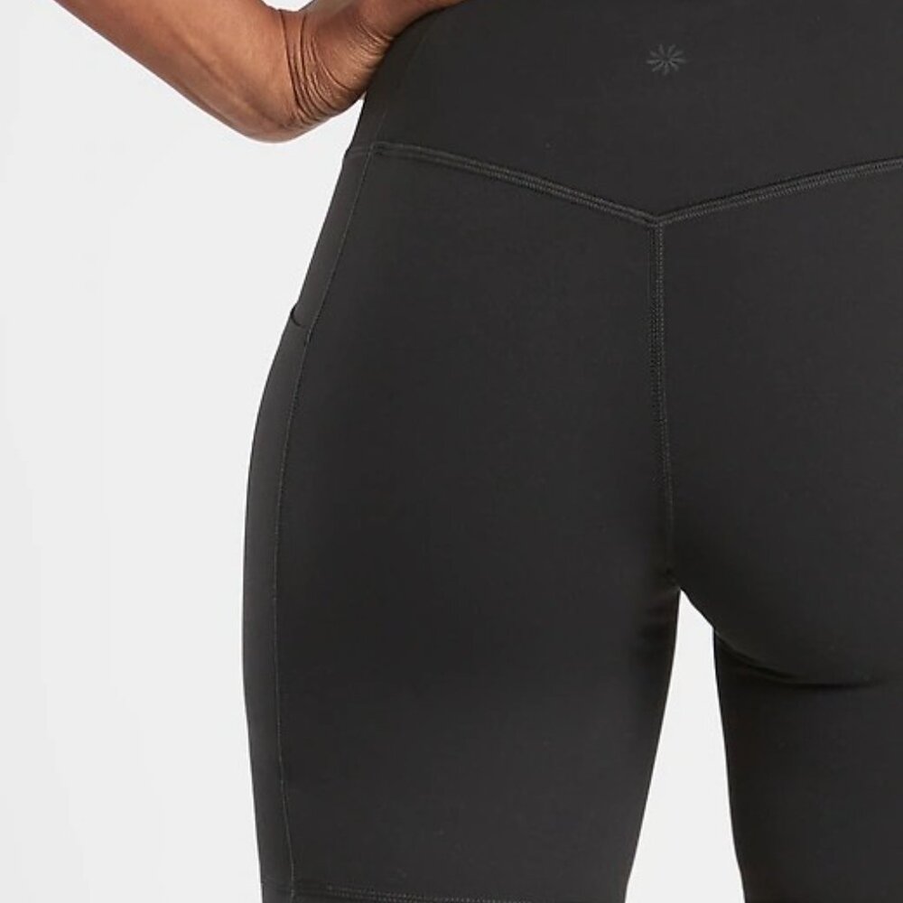 ATHLETA ULTIMATE STASH II 7" SHORT BLACK SIZE SMALL WORKOUT YOGA VACATION - Picture 3 of 12